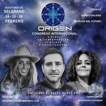 Ailín Bisi, Jochi Lezica y Carina Greco, los creadores de Origen