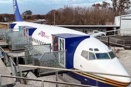 Air Damasco es un proyecto de hospedaje en el que antiguos aviones se transforman en habitaciones