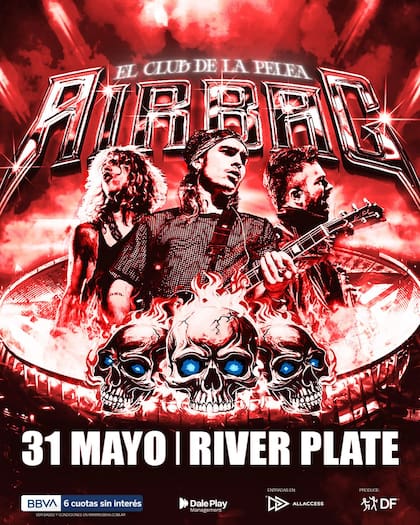 Airbag anunció su primer River: cuándo es y cómo comprar las entradas