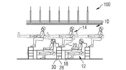 Airbus patentó su nueva distribución de pasajeros en un avión