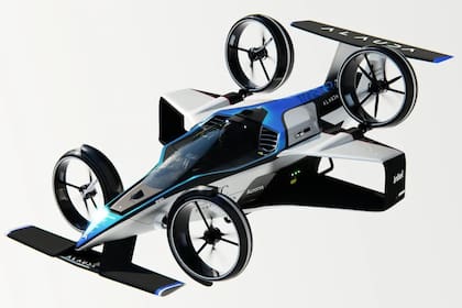 Airspeeder MK4: el nuevo auto volador de carreras.