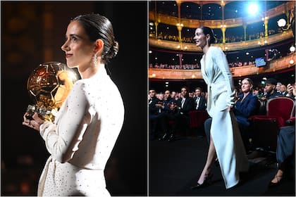 Aitana Bonmatí Conca, mediocampista del Barcelona, obtuvo el Balón de Oro femenino