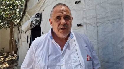 Aitor Zabalgogeazkoa, coordinador de Médicos sin Fronteras en Gaza
