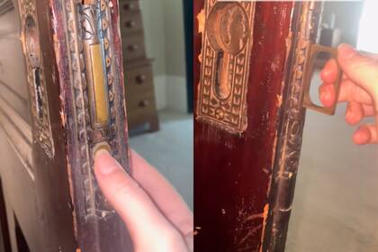 Al activarse el botón, apareció una manija diseñada para facilitar el desplazamiento sin dañar la estructura