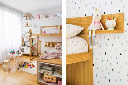 El estante alto sirve para guardar lo que no se usa tanto, y también para atesorar lo que las chicas quieren que nadie toque o encuentre.