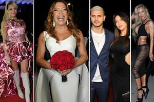 Al casamiento de Lizy Tagliani nadie se lo quiso perder