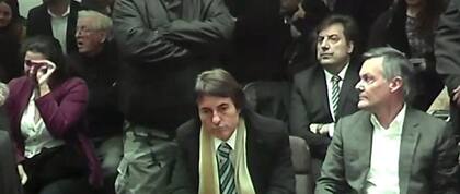 Al escuchar la palabra "culpable", Fernando Farré dirigió su mirada hacia el sector donde estaba la familia de la víctima