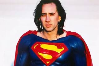 A 25 años de haberlo intentado, Nicolas Cage se calzó el traje de Superman en la pantalla grande