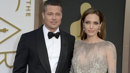 Brad Pitt y Angelina Jolie en sus años de casados