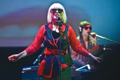 Al frente de los Blondie en 2014, durante la gira que celebró los 40 años de la banda neoyorquina