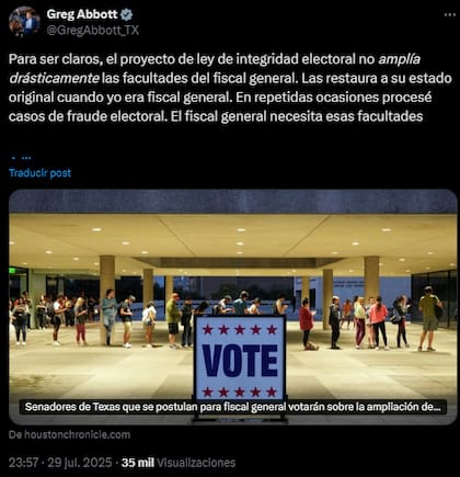 Al incluir la SB11 entre los 18 temas prioritarios de la sesión legislativa especial, Abbott busca sortear los obstáculos que enfrentó en el proceso ordinario