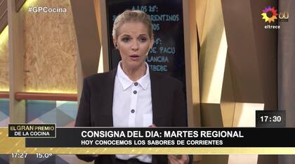 Al instante, la conductora del programa Carina Zampini, defendió a Asta de la crítica de Petersen.