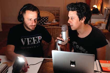 Al margen de la radio. Artusi y Banchero llevaron sus charlas de Metro al podcast Café y Tevé