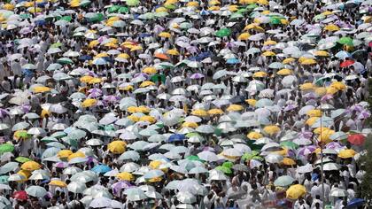 Los peregrinos esperan que Alá perdone todos sus pecados