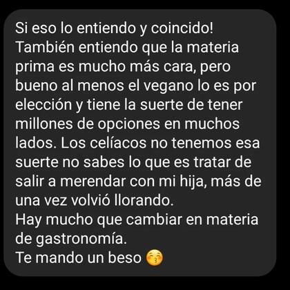 "Al menos el vegano lo es por elección", opinó un usuario (Foto: Instagram @elgordococina)