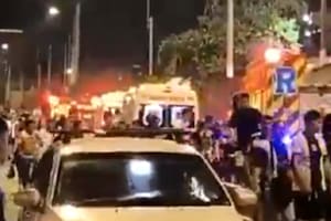 Colapsó un muro en el estadio de Alianza Lima durante un evento con hinchas