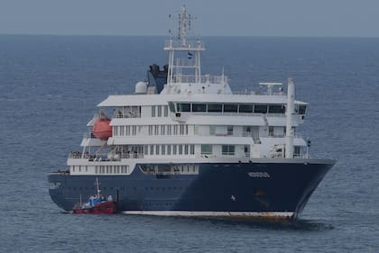 Al MV Hondius (en la imagen) no se le permitió atracar en Cabo Verde