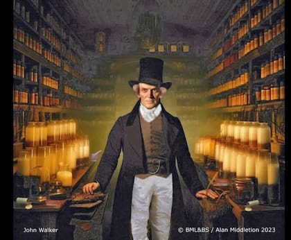 Al no existir ninguna imagen autenticada de Walker, la BML&BS desarrolló este retrato generado por IA