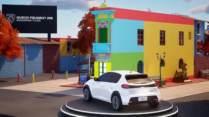 Al obtener el powerup de Peugeot en Fortnite, los jugadores verán el mensaje de la campaña del Nuevo Peugeot 208: "Endorfina tu día".