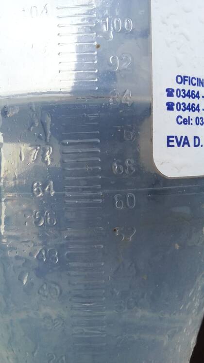 Al oesre de Bigand llovieron 84 mm