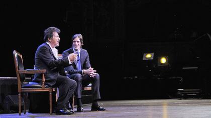 Al Pacino, anoche, en el Teatro Colón