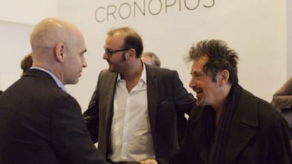 Al Pacino, junto a Horacio Rodríguez Larreta