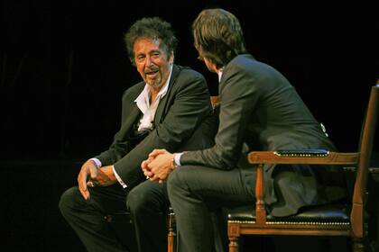Al Pacino junto a Ivan de Pineda en el Teatro Colón, en octubre de 2016