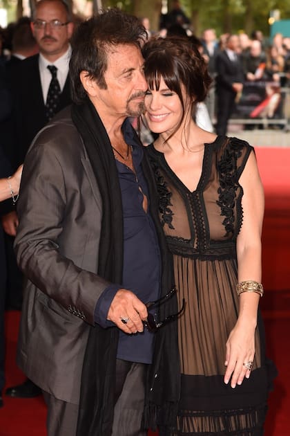 Al Pacino y Lucila Polak celebraron diez años de amor en 2017. FOTO: Zumapress