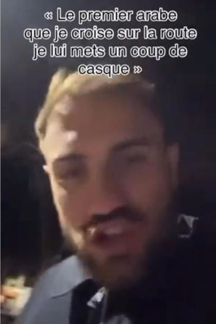 "Al primer árabe que me encuentre en el camino le daré un cabezazo", manifestó Jaminet en un vivo de Instagram en medio de la noche mendocina.