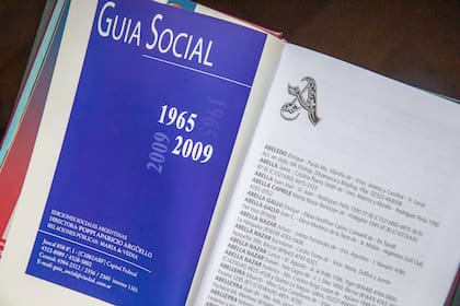 Al principio la agenda de elite se llamó Nueva Guía Social, luego pasó a tener otro formato, más grande y "quedaba mejor el diseño de tapa con el nombre corto, Guía Social", aclara Poppi 