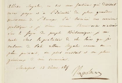 Al recibir la carta, el príncipe declaró: "Caramba, una carta muy adecuada, mucho más, debo decir, que cualquiera de las que he recibido de Luis XVIII"