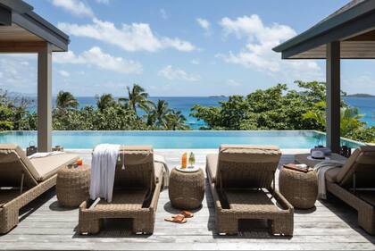 Al resort se accede en hidroavión o en helicóptero