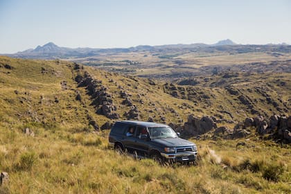 Al salto se puede llegar en 4x4 atravesando las sierras.