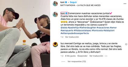 Alaïa salió de vacaciones junto a Toni Costa después de haber pasado un fin de semana con Adamari López