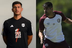 Alan Barrionuevo, que llegó a Tigre proveniente de Riestra, y Leandro Díaz, de Lanús