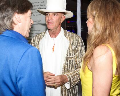Alan Faena con Edgardo y Ana Cristina Defortuna