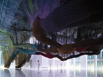 Instalación de Ernesto Neto en el Faena Arts Center