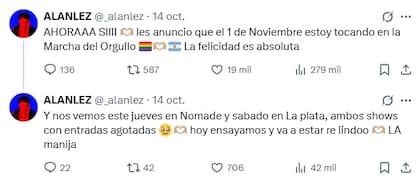 Alan Lez contó que encabezará tres shows tras el final de La Voz