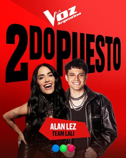 Alan Lez del Team Lali quedó en el segundo lugar de La Voz Argentina 2025, de acuerdo a lo que anunciaron las redes del programa