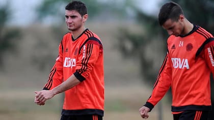 Alario, en sus primeros días en River