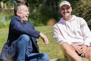 Alastair, a la izquierda, y Luke creen que pueden estar emparentados