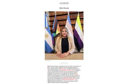 Alba Rueda, una de las 100 personalidades en ascenso para la revista Time y la reseña de Jessica Stern