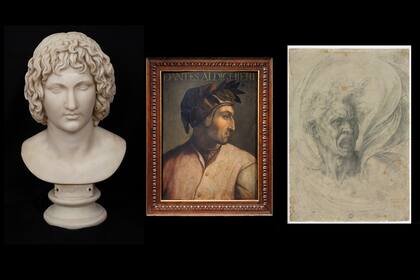 Un busto en mármol de Virgilio, una pintura de Cristofano dellAltissimo y un famoso Miguel Ángel entre otras obras que participarán de la exposición por los 700 años de la muerte de Dante