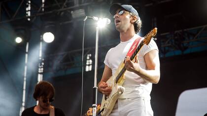 Albert Hammond Jr, en el escenario del Lollapalooza