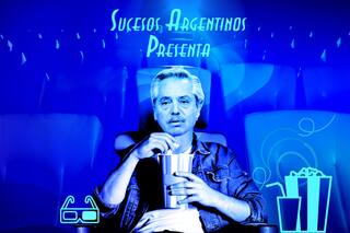 El Presidente no permitió que una crisis lo dejara dos veces sin ver su película