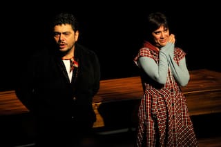 Carolina Ramírez y Alberto Ajaka estrenaron Lo que queda de nosotros