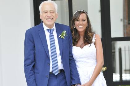Alberto Cormillot se casó con su colega, la nutricionista Estefanía Pasquiini, con quien ahora espera su tercer hijo