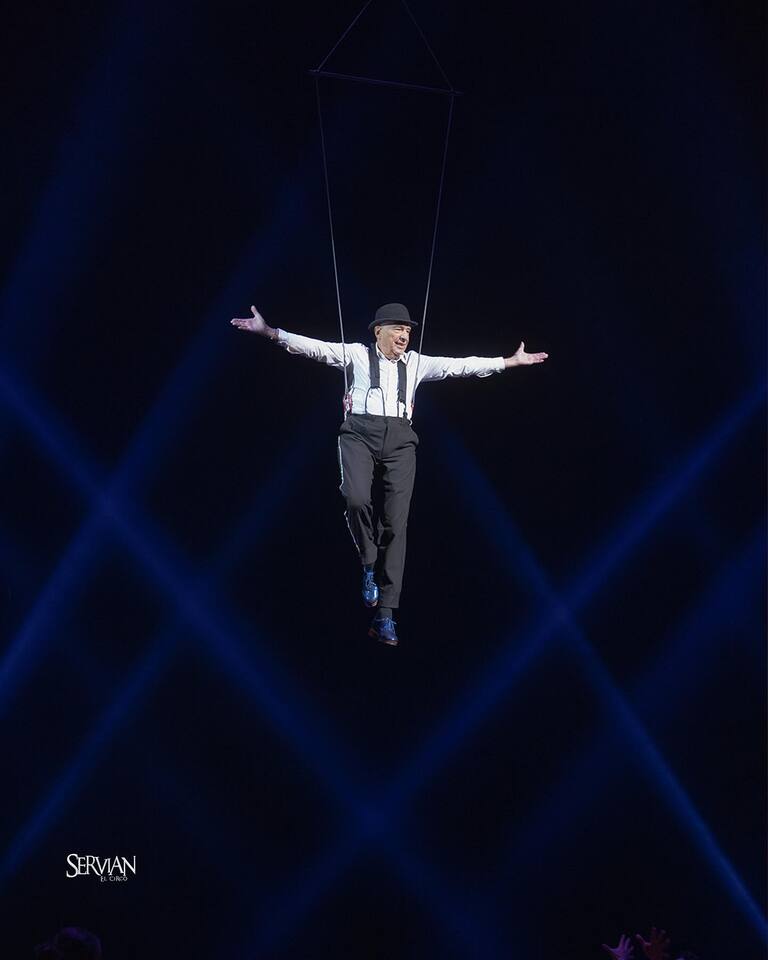 Alberto Cormillot realizó un show circense a sus 86 años de edad