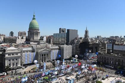 Vista de la plaza de Congreso