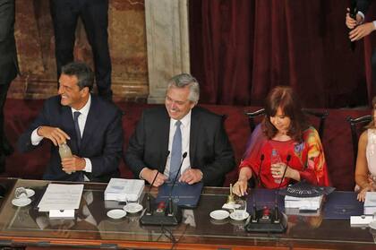 Fernández, el 1 de marzo de 2020